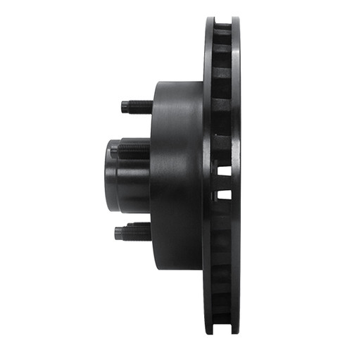 DFC Rotors-Drilled and Slotted-Black with Heavy Duty Brake Pads for 1995-1997 Ford/Mazda (Ranger, B2300, B3000, B4000) 8202-99118