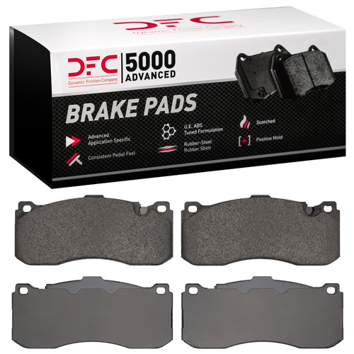 DFC Geospec Rotors with 5000 Advanced Brake Pads includes Hardware for 2008-2013 BMW (135i) 4512-31215