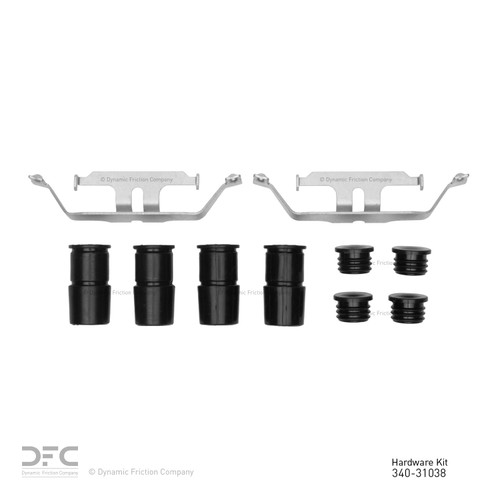 DFC Rotors with 5000 Euro Ceramic Brake Pads includes Hardware for 2014-2015 BMW (328i) 6612-31388