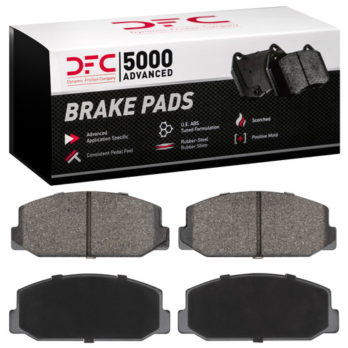 DFC Rotors with 5000 Advanced Brake Pads for 1971-1979 Toyota (Carina, Celica, Corolla, Corona) 6502-76118