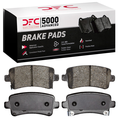 DFC Rotors with 5000 Advanced Brake Pads for 2011-2016 Buick/Chevrolet (LaCrosse, Regal, Malibu, Malibu Limited) 6502-45107