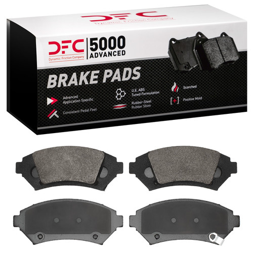 DFC GEOSPEC Rotors with 5000 Advanced Brake Pads for 2005 Buick/Cadillac/Chevrolet (LeSabre, Park Avenue, DeVille, Impala) 4502-47071