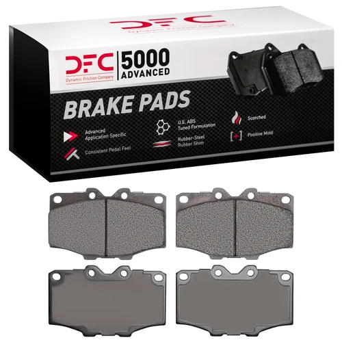DFC Rotors with 5000 Advanced Brake Pads for 1981-1985 Toyota (4Runner, Pickup) 6502-76515