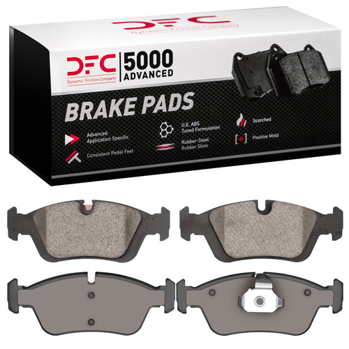 DFC Geospec Rotors with 5000 Advanced Brake Pads includes Hardware for 1999-2008 BMW (323i, 325Ci, 325i, 325xi) 4512-31169