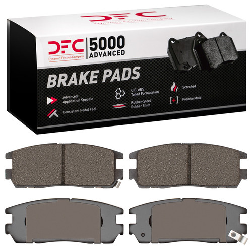 DFC GEOSPEC Rotors with 5000 Advanced Brake Pads for 1992-2004 Acura/Honda/Isuzu (SLX, Passport, Amigo, Axiom) 4502-37008