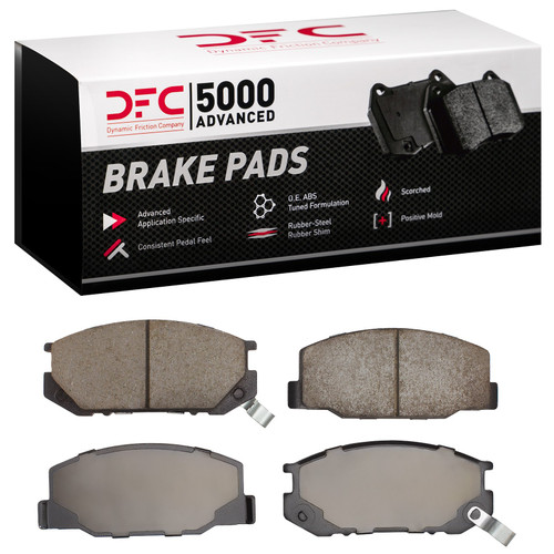 DFC Rotors with 5000 Advanced Brake Pads for 1982-1985 Toyota (Celica) 6502-76165