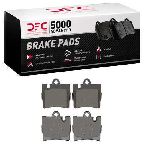 DFC Rotors with 5000 Advanced Brake Pads includes Hardware for 2001-2002 Mercedes-Benz (CL55 AMG, CL600, S55 AMG, S600) 6512-63318