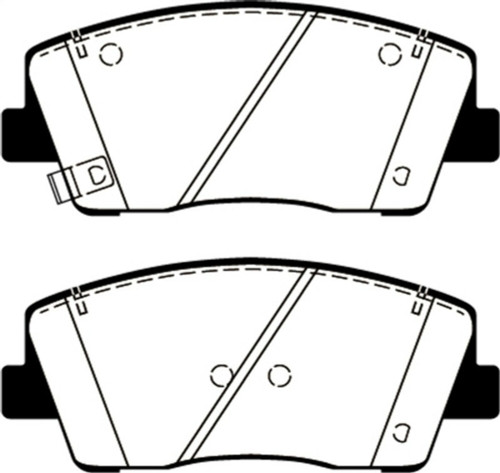 EBC 2019+ Genesis G70 2.0T Redstuff Front Brake Pads