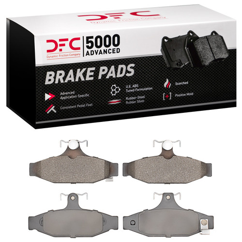 DFC GEOSPEC Rotors with 5000 Advanced Brake Pads for 1988-1996 Chevrolet (Corvette) 4502-47061