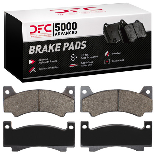 DFC Rotors with 5000 Advanced Brake Pads for 1976-1978 Chrysler/Dodge/Plymouth (Cordoba, Charger, Coronet, Monaco) 6502-40089