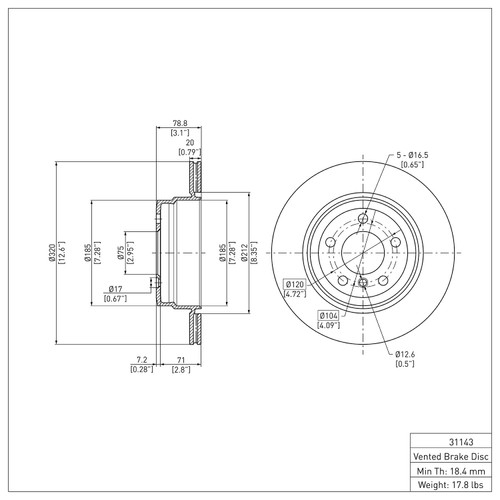 DFC GEOMET Rotors with 5000 Euro Ceramic Brake Pads for 2007-2019 BMW (X5, X6) 9602-31052