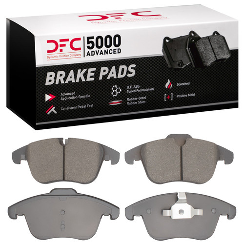 DFC GEOSPEC Rotors with 5000 Advanced Brake Pads for 2008-2015 Land Rover (LR2) 4502-27087