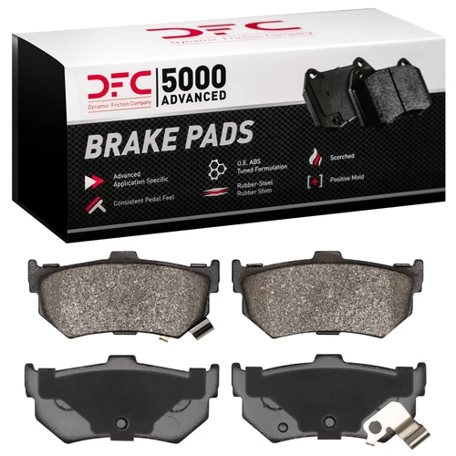 DFC Rotors with 5000 Advanced Brake Pads for 1989-1994 Suzuki (Swift) 6502-01020
