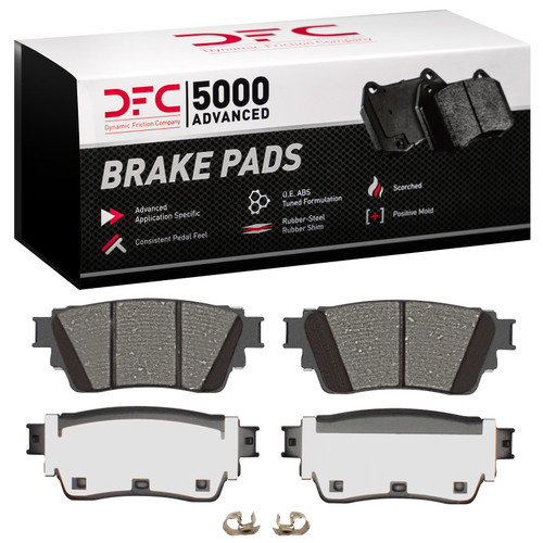 DFC GEOSPEC Rotors with 5000 Advanced Brake Pads for 2019-2022 Nissan (Altima, Kicks) 4502-67159