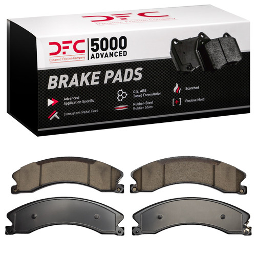 DFC GEOSPEC Rotors with 5000 Advanced Brake Pads for 2016-2022 Nissan (Titan XD) 4502-67155