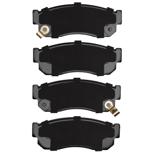 DFC Rotors with 5000 Advanced Brake Pads for 1987-1988 Subaru (Justy) 6502-13048