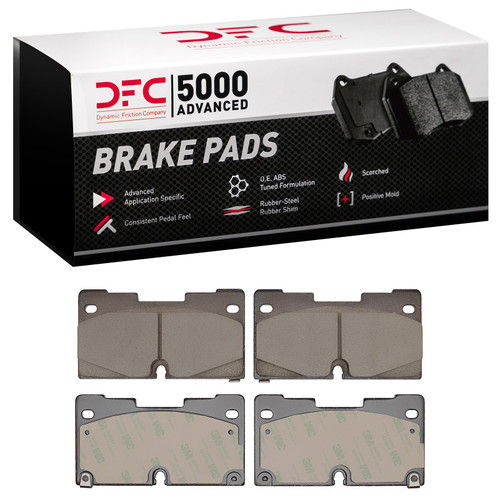 DFC Rotors with 5000 Advanced Brake Pads for 2019-2022 Cadillac/Chevrolet/GMC (Escalade, Escalade ESV, Silverado 1500, Silverado 1500 LTD)