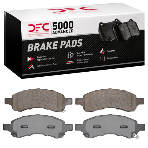 DFC Rotors with 5000 Advanced Brake Pads for 2009-2012 Chevrolet/GMC (Colorado, Canyon) 6502-48330