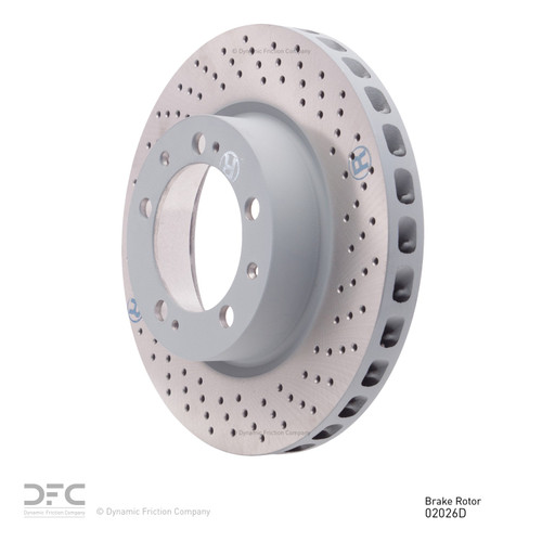 DFC Rotors with 5000 Advanced Brake Pads for 1995-1998 Porsche (911) 6502-02102