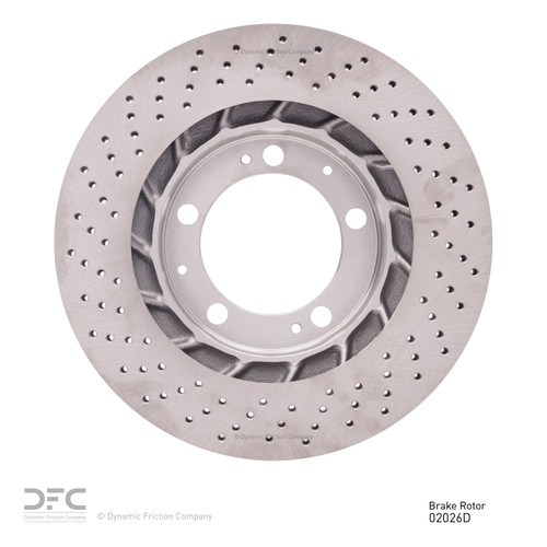 DFC Rotors with 5000 Advanced Brake Pads for 1995-1998 Porsche (911) 6502-02102