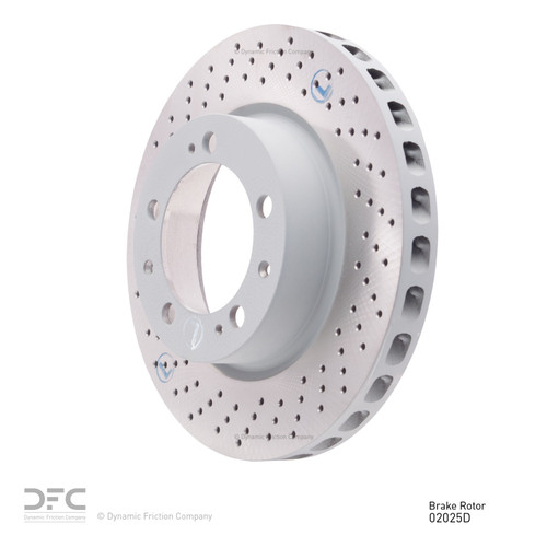 DFC Rotors with 5000 Advanced Brake Pads for 1995-1998 Porsche (911) 6502-02102