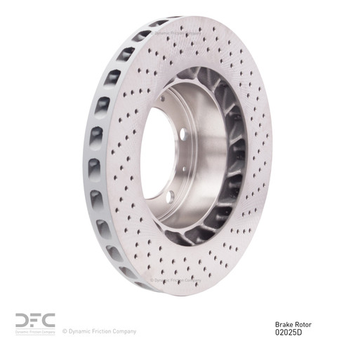 DFC Rotors with 5000 Advanced Brake Pads for 1995-1998 Porsche (911) 6502-02102