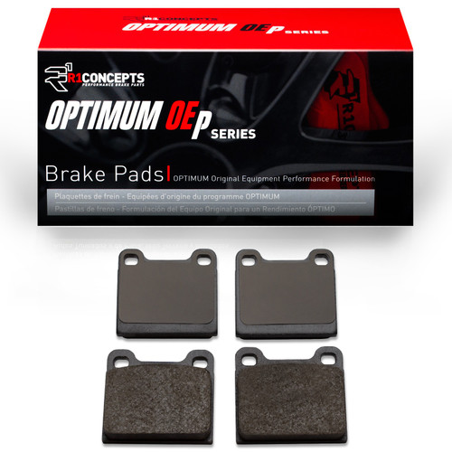 R1 Optimum Oe Pads for 1961-2004 Alfa Romeo/Audi/BMW (Alfetta, Duetto 1600, Giulia, Giulia Sprint) 2551-0031-00