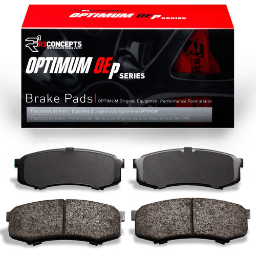 R1 Optimum Oe Pads for 1993-2024 Lexus/Mitsubishi/Toyota (GX460, GX470, LX450, Montero) 2551-0606-00