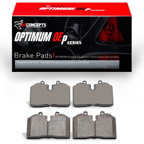 R1 Optimum Oe Pads for 1978-2004 Ferrari/Porsche (348 GTB, 348 GTS, 348 Spider, 348 TB) 2551-0608-00