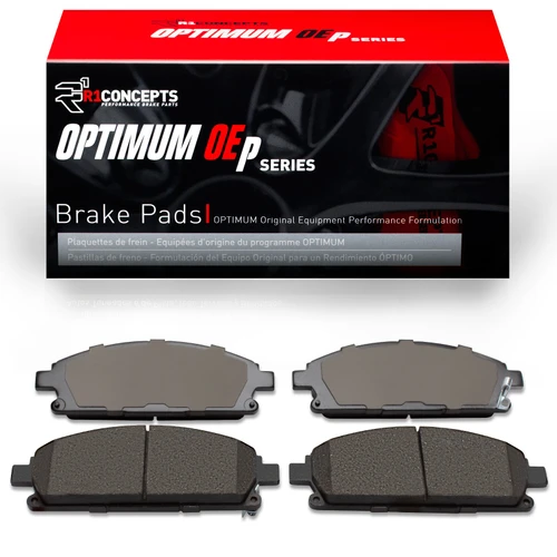 R1 Optimum Oe Pads for 1996-2017 Acura/INFINITI/Nissan (MDX, Q45, QX4, Pathfinder) 2551-0691-00