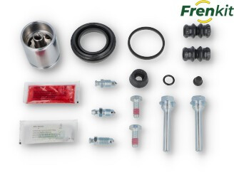 Superkit Caliper Kit w/ Piston for 2008-2016 Chrysler/Dodge/Volkswagen (Town and Country, Grand Caravan, Routan, C/V) 743232 - front view