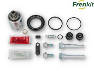 Superkit Caliper Kit w/ Piston for 2017-2018 Audi (A4, A4 allroad, A4 Quattro, A5 Quattro) 742217 - front view