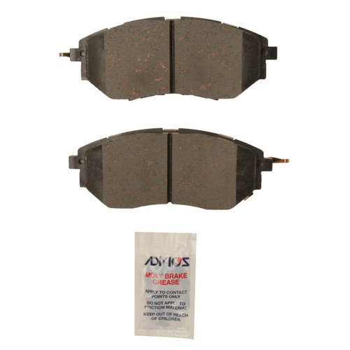 Brake Pads AD1078 - bottom view