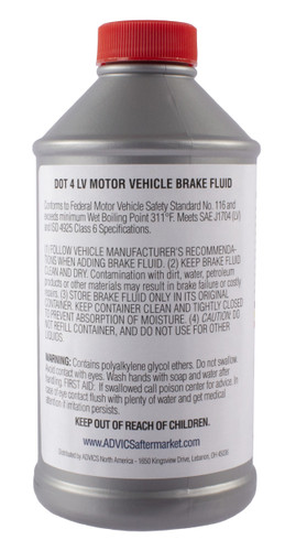 Brake Fluid BF4N03LV - back view