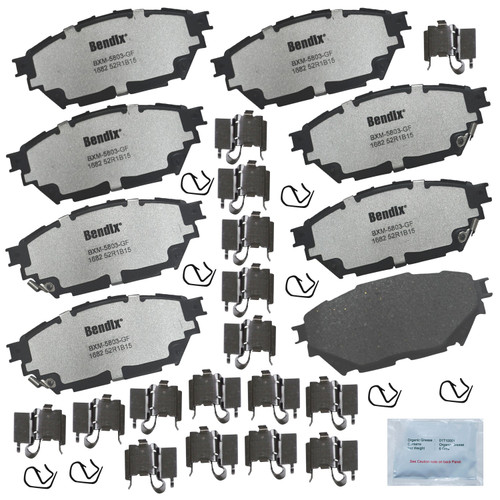Fleet Metlok Brake Pads MKD1682FM - front view