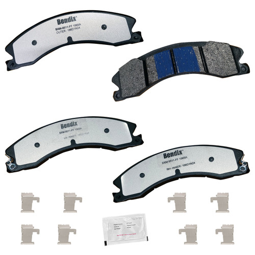 Fleet Metlok Brake Pads MKD1565AFM - front view
