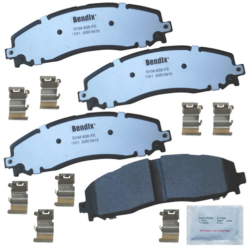 Fleet Metlok Brake Pads MKD1691FM - front view