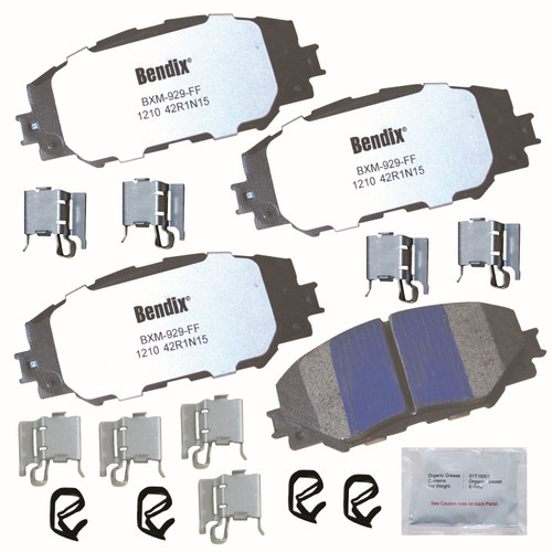 Fleet Metlok Brake Pads MKD1210FM - front view