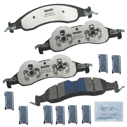 Fleet Metlok Brake Pads MKD1278FM - front view