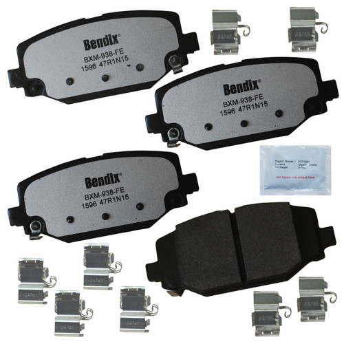 Fleet Metlok Brake Pads MKD1596FM - front view
