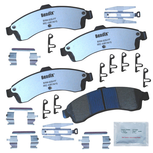 Fleet Metlok Brake Pads MKD882FM - front view