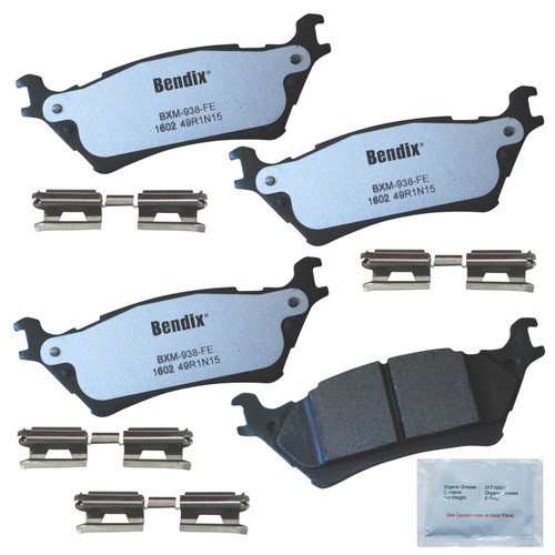 Fleet Metlok Brake Pads MKD1602FM - front view