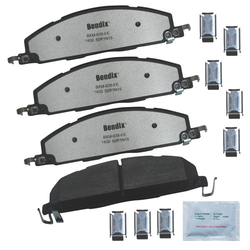 Fleet Metlok Brake Pads MKD1400FM - front view