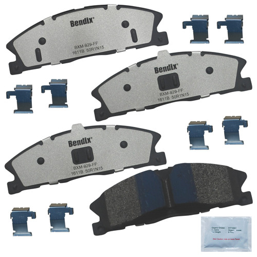 Fleet Metlok Brake Pads MKD1611BFM - front view