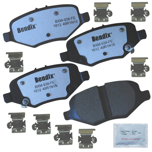 Fleet Metlok Brake Pads MKD1612FM - front view