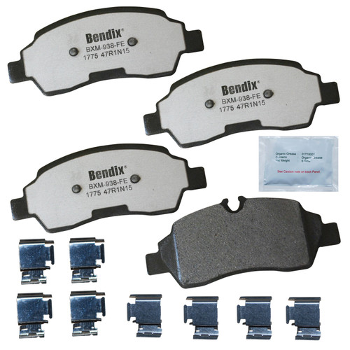 Fleet Metlok Brake Pads MKD1775FM - front view