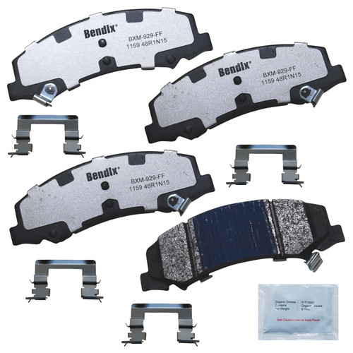 Fleet Metlok Brake Pads MKD1159FM - front view