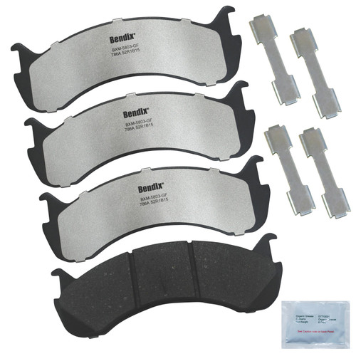 Fleet Metlok Brake Pads MKD786AFM - front view