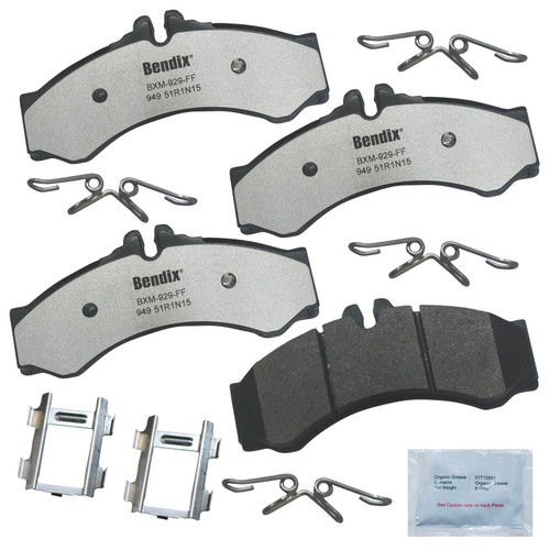 Fleet Metlok Brake Pads MKD949FM - front view