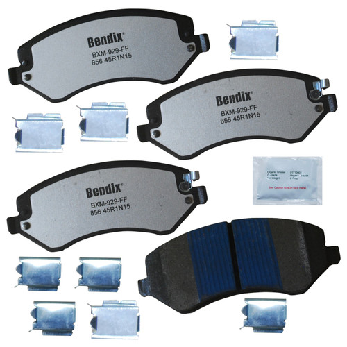 Fleet Metlok Brake Pads MKD856FM - front view
